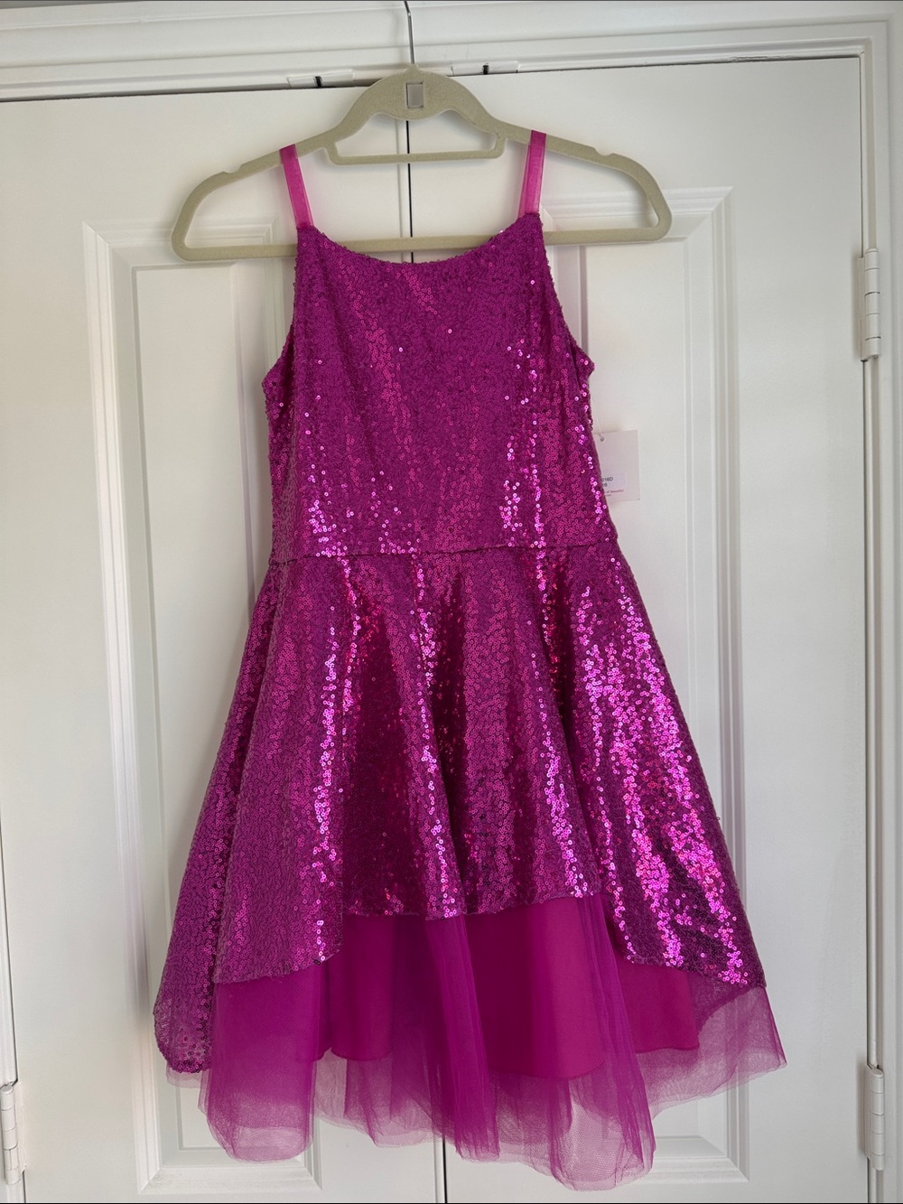 NWT Zoe LTD pink sparkle party dress